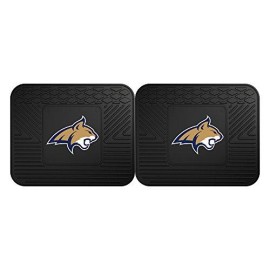 Fanmats 13222 Montana State University Bobcats Rear Second Row Vinyl Heavy Duty Utility Mat, (Pack of 2)