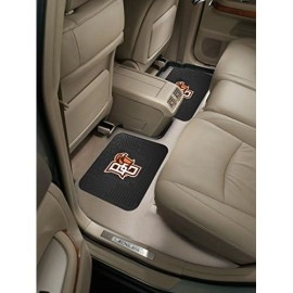 Fanmats 12429 Bowling Green State University Falcons Rear Second Row Vinyl Heavy Duty Utility Mat, (Pack of 2)