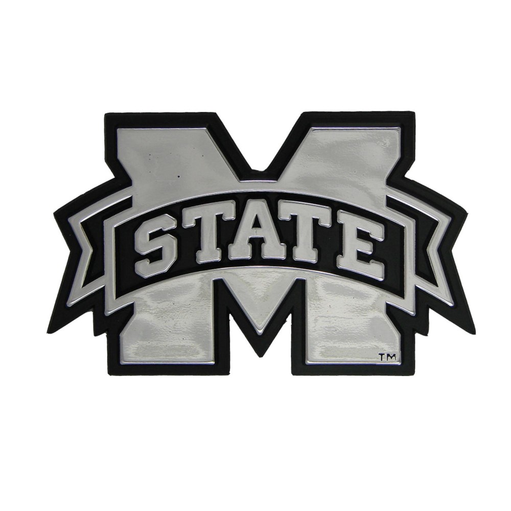 Fanmats, Mississippi State University Molded Chrome Emblem