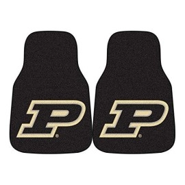 FANMATS - 5302 NCAA Purdue University Boilermakers Nylon Face Carpet Car Mat 18