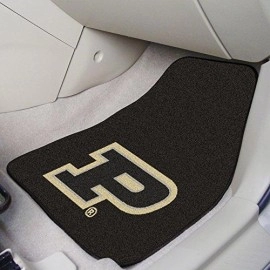 FANMATS - 5302 NCAA Purdue University Boilermakers Nylon Face Carpet Car Mat 18