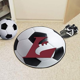 Fanmats 547 University Of Wisconsin-La Crosse Eagles Nylon Soccer Ball Rug