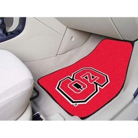 North Carolina State University Carpet Car Mat Set - 2 Pieces