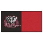 Fanmats 8524 University of Alabama Crimson Tide Nylon Carpet Tile