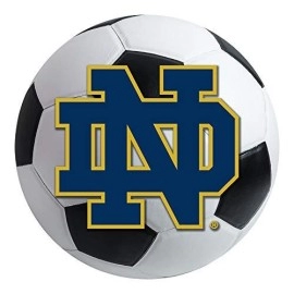 Fanmats 4419 Notre Dame Fighting Irish Nylon Soccer Ball Rug