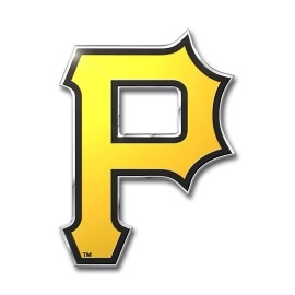 MLB - Pittsburgh Pirates Heavy Duty Aluminum Color Emblem