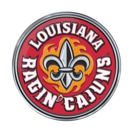 Fanmats, University of Louisiana-Lafayette Embossed Color Emblem