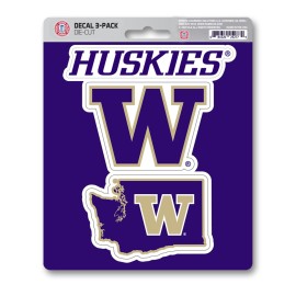 Fanmats, University of Washington Decal 3-pk