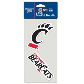 NCAA University of Cincinnati Perfect Cut Decal (Set of 2), 4