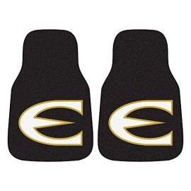 Fanmats 5230 Emporia State University Hornets Front Row Nylon Carpet Car Mat - 2 Piece