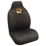 FANMATS - 15095 NCAA University of Missouri Tigers Polyester Seat Cover black 20