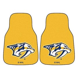 NHL - Nashville Predators Yellow Carpet Car Mat Set - 2 Pieces