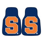 FANMATS 11287 Syracuse University Carpet Car Mat Set, 2 Piece