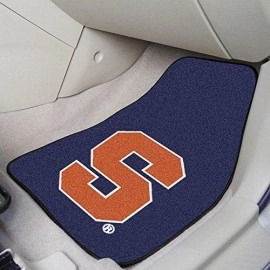 FANMATS 11287 Syracuse University Carpet Car Mat Set, 2 Piece