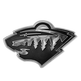 Fanmats, NHL - Minnesota Wild Molded Chrome Emblem