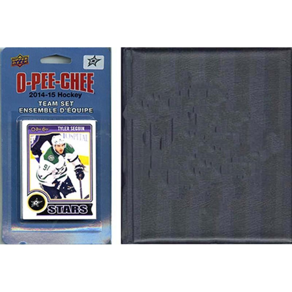 NHL Dallas Stars 2014 O-Pee-Chee Team Set and a storage album