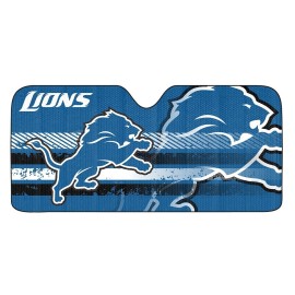 FANMATS NFL Detroit Lions Universal Auto Shade, Blue , Large