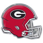 Fanmats, University of Georgia Embossed Helmet Emblem