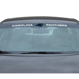 FANMATS NFL - Carolina Panthers Sun Stripe Windshield Decal 3.25 in. x 34 in.
