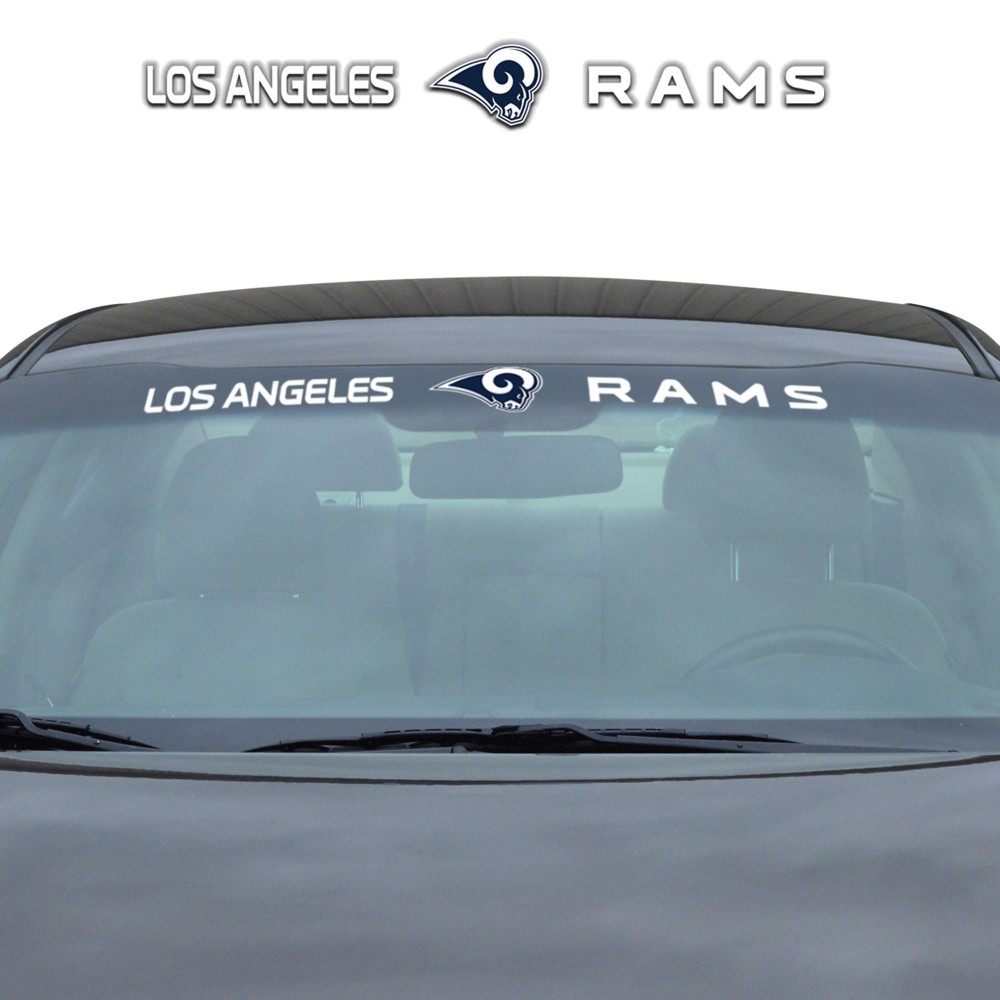 Fanmats, NFL - Los Angeles Rams Windshield Decal