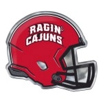 Fanmats, University of Louisiana-Lafayette Embossed Helmet Emblem