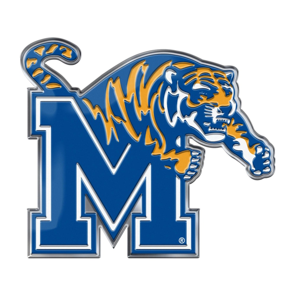 Fanmats, University of Memphis Embossed Color Emblem