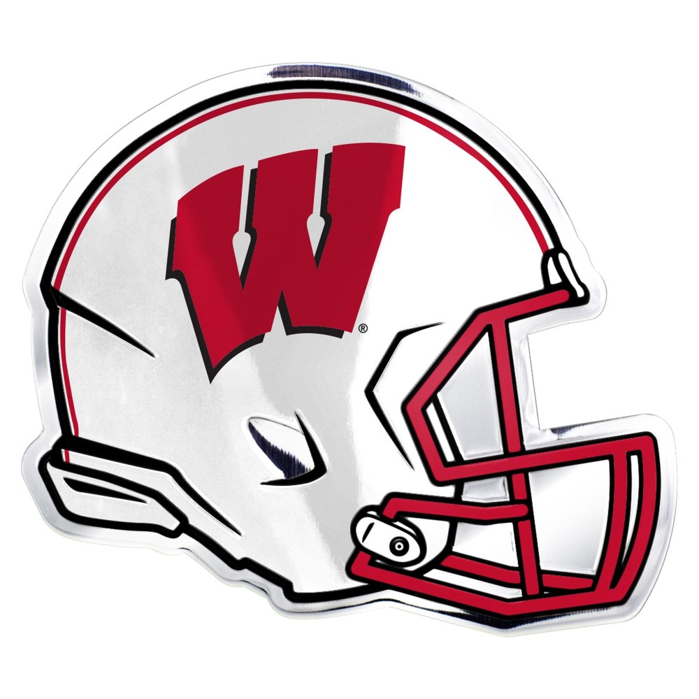 Fanmats, University of Wisconsin Embossed Helmet Emblem