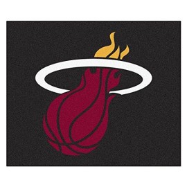 FANMATS 19452 NBA - Miami Heat Tailgater Rug , Team Color, 59.5