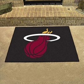 FANMATS NBA - Miami Heat Rug - 34 in. x 42.5 in.