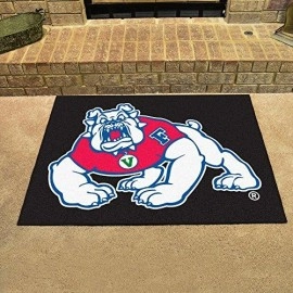 FANMATS Fresno State Black Rug - 34 in. x 42.5 in.