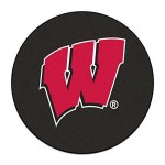 FANMATS 19561 Wisconsin Puck Mat, Team Color, 27