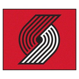 FANMATS 19472 NBA - Portland Trail Blazers Tailgater Rug , Team Color, 59.5