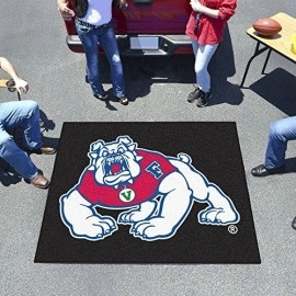 FANMATS 19289 Fresno State Tailgater Rug - Black, Team Color, 59.5