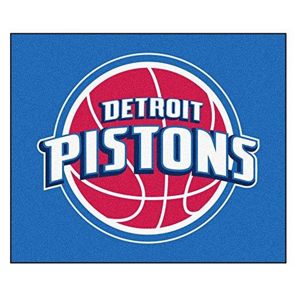 FANMATS 19439 NBA - Detroit Pistons Tailgater Rug , Team Color, 59.5