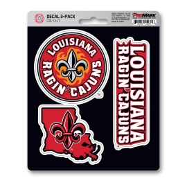 Fanmats, University of Louisiana-Lafayette Decal 3-pk