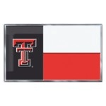 Fanmats, Texas Tech University Embossed State Flag Emblem