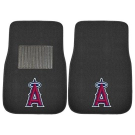 MLB - Los Angeles Angels Embroidered Car Mat Set - 2 Pieces