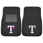 MLB - Texas Rangers Embroidered Car Mat Set - 2 Pieces
