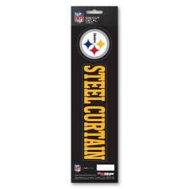 Fanmats, NFL - Pittsburgh Steelers Team Slogan Decal