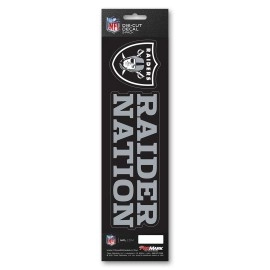 Fanmats, NFL - Las Vegas Raiders Team Slogan Decal