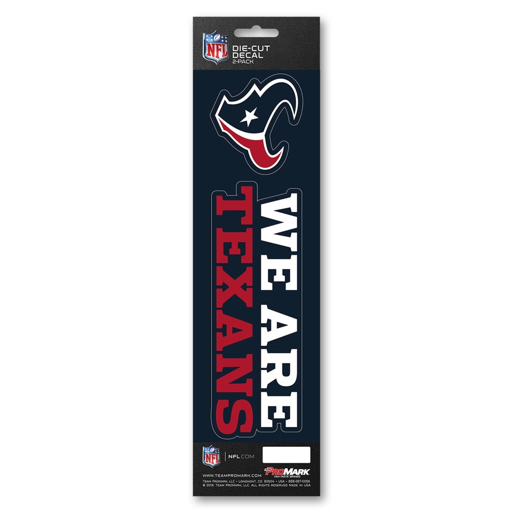 Fanmats, NFL - Houston Texans Team Slogan Decal