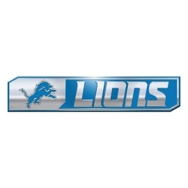 FANMATS NFL - Detroit Lions 2 Piece Heavy Duty Alumnium Truck Emblem Set