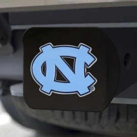 FANMATS 22808 North Carolina Tar Heels Black Metal Hitch Cover - 3D Color Emblem