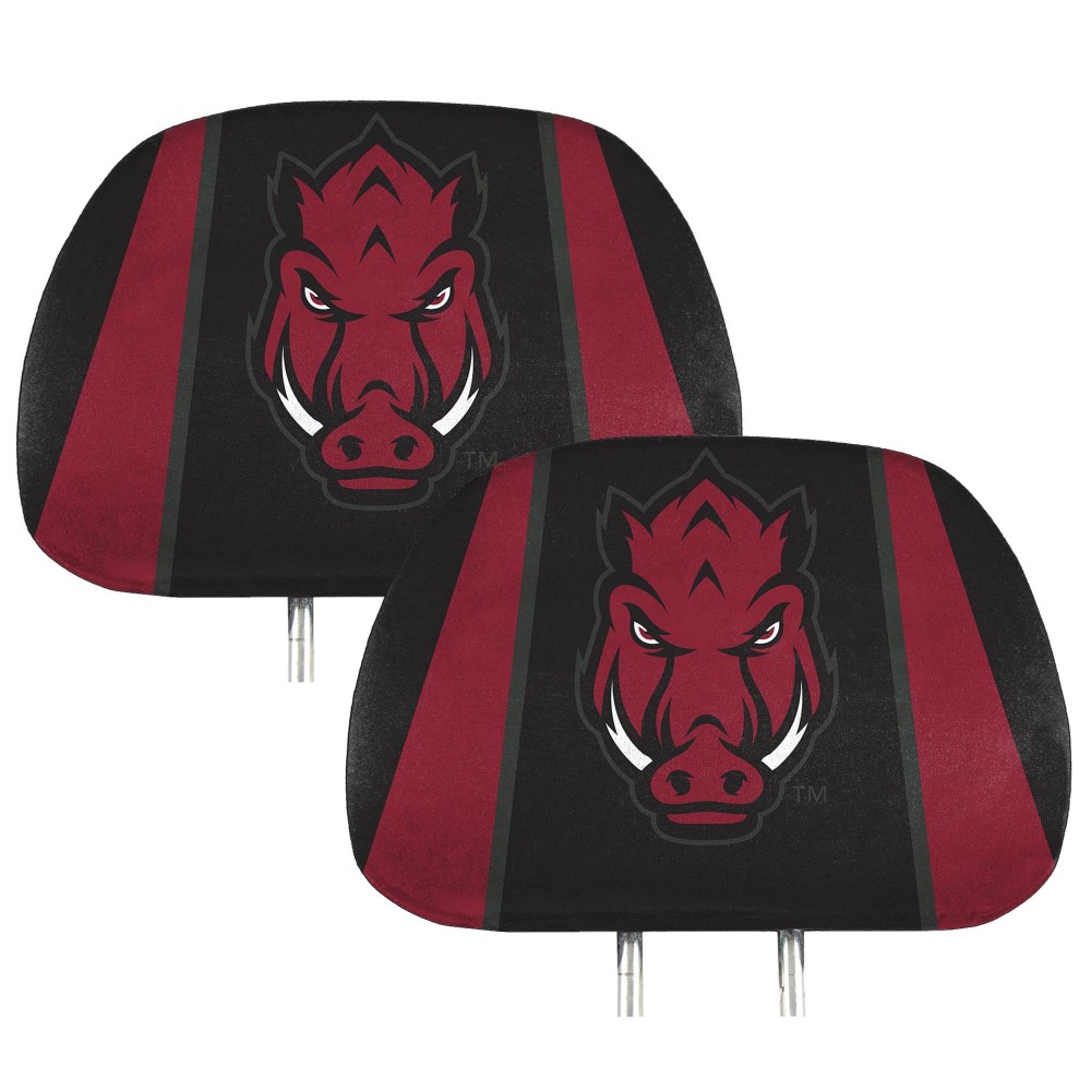 Fanmats, University of Arkansas Printed Headrest Cover