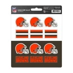 FANMATS 61117 Cleveland Browns 12 Count Mini Decal Sticker Pack