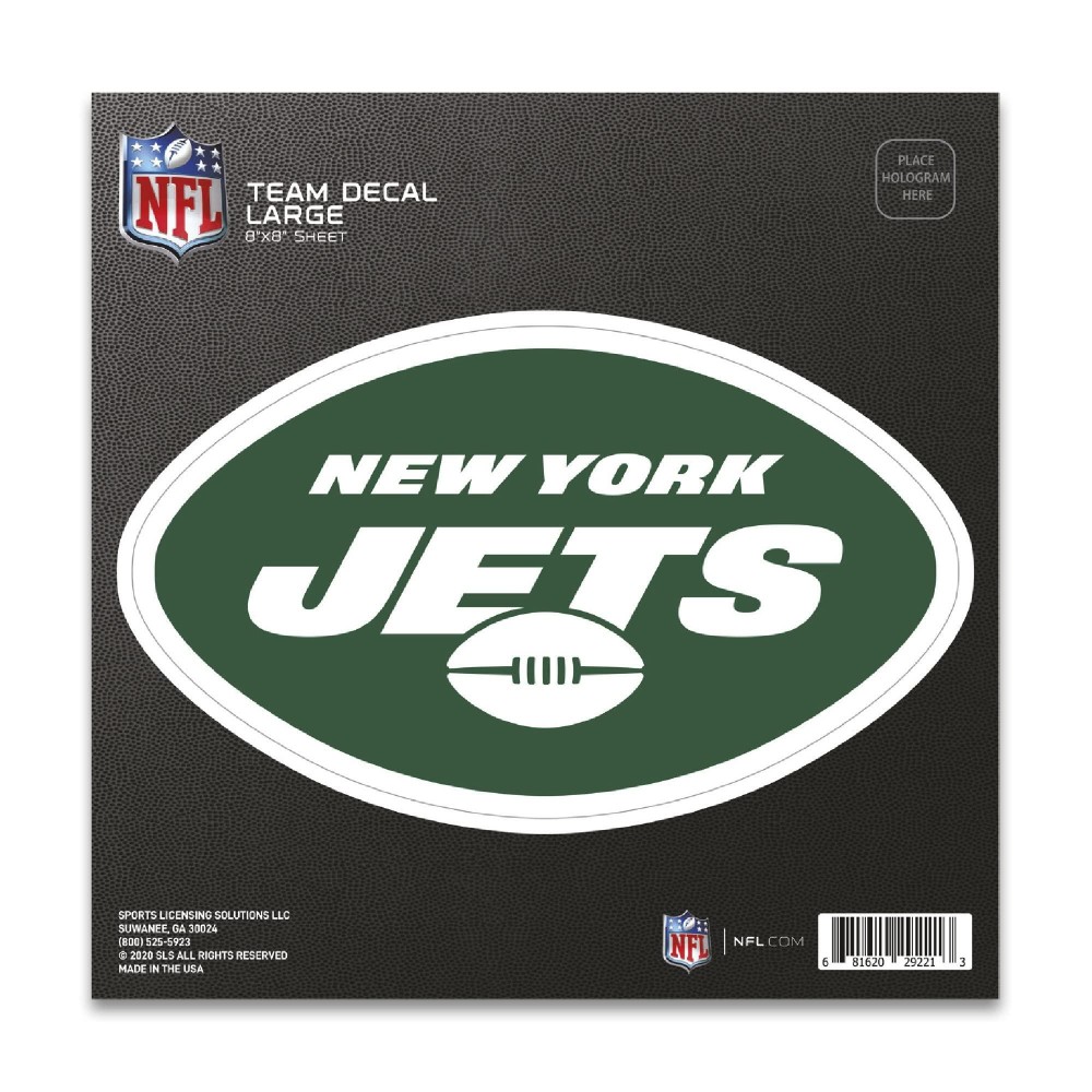 FANMATS 62616 New York Jets Large Decal Sticker