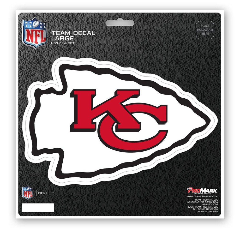 FANMATS 62610 Kansas City Chiefs Large Decal Sticker