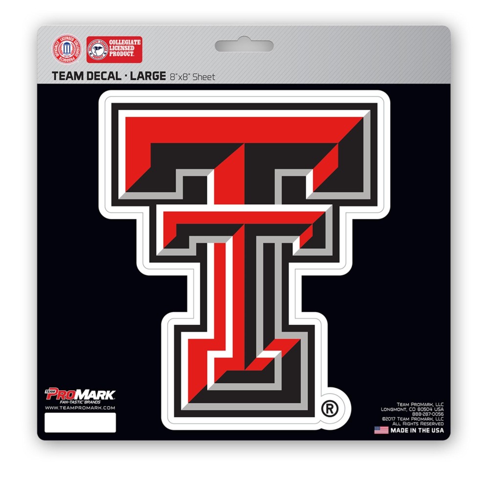 Fanmats, Texas Tech University Large Decal