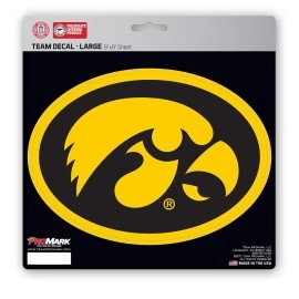 FANMATS 62639 Iowa Hawkeyes Large Decal Sticker