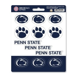 FANMATS 61188 Penn State Nittany Lions 12 Count Mini Decal Sticker Pack